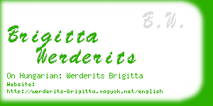 brigitta werderits business card